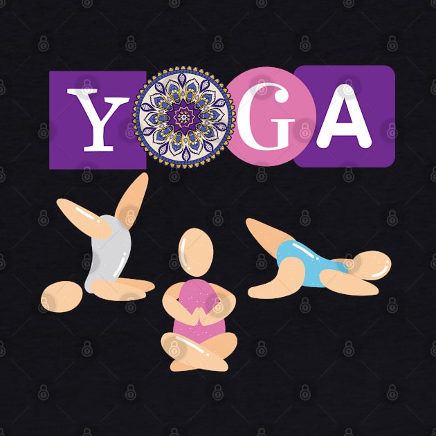 Yoga Poses by O.M design